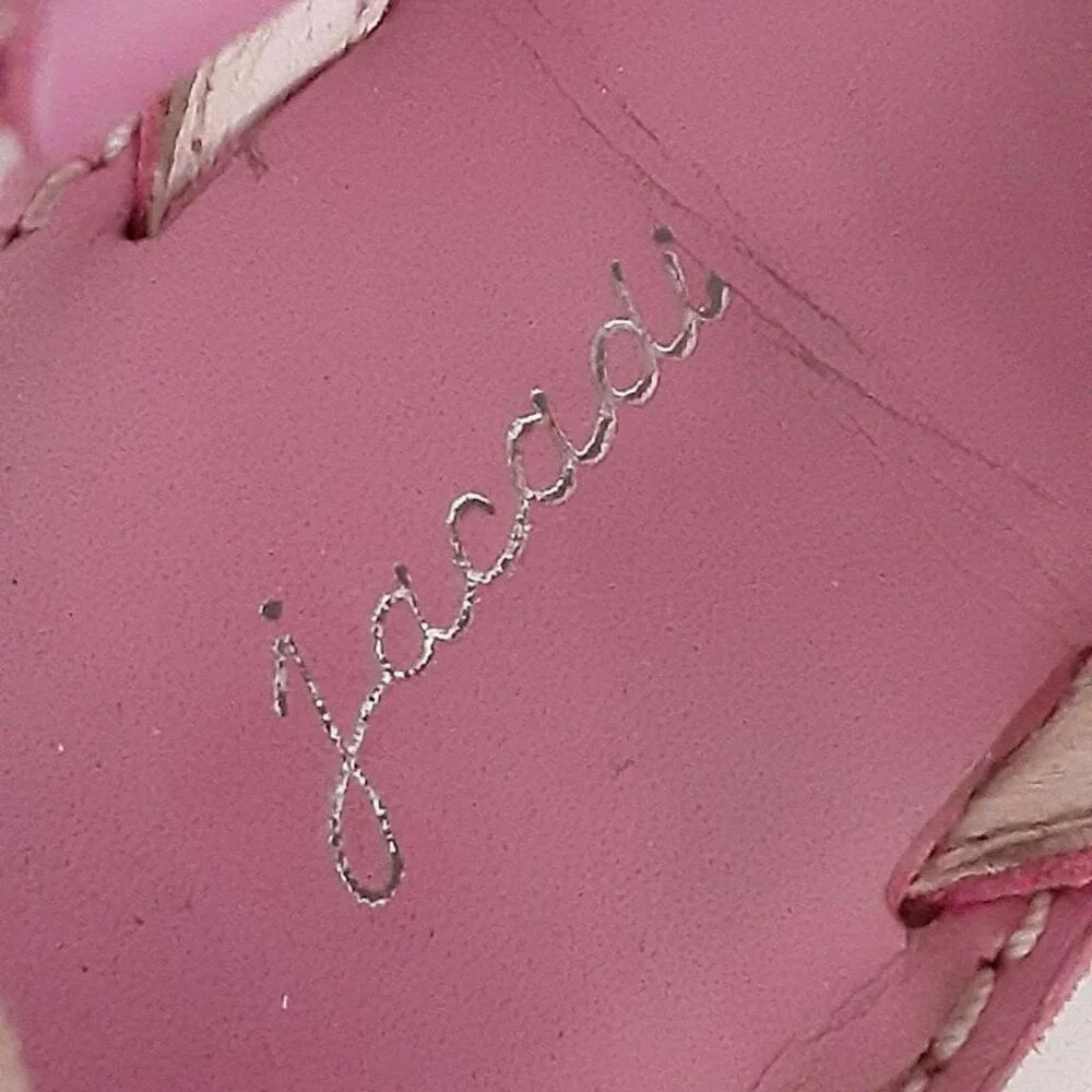 Jacadi pink leather